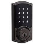 Kwikset SmartCode 916 Z-Wave Plus Touchscreen Deadbolt, Venetian Bronze